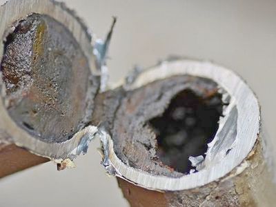 Отложения в трубопроводе