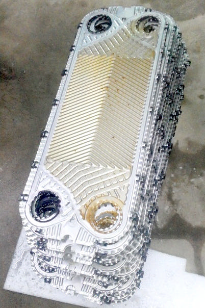 Разборная промывка теплообменника